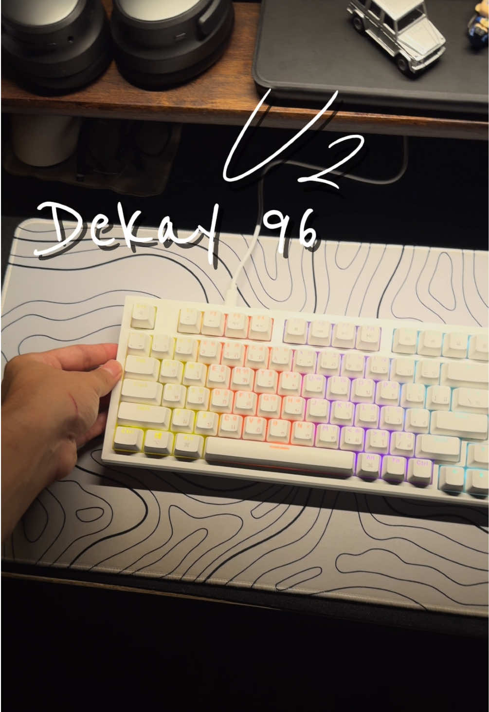 คีย์บอร์ด budget รุ่นอัพเกรด Dekay 96 V2 #dekay #dk96 #mechanicalkeyboard #bigpenguinstore #savvydesksetup #CapCut 