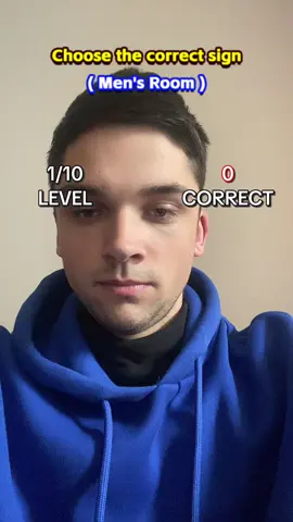 Choose the correct sign (Men's Room)