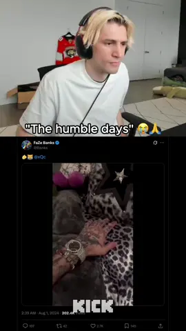 xQc cooks FaZe Banks 😭 #xqc #fazebanks #rolex 