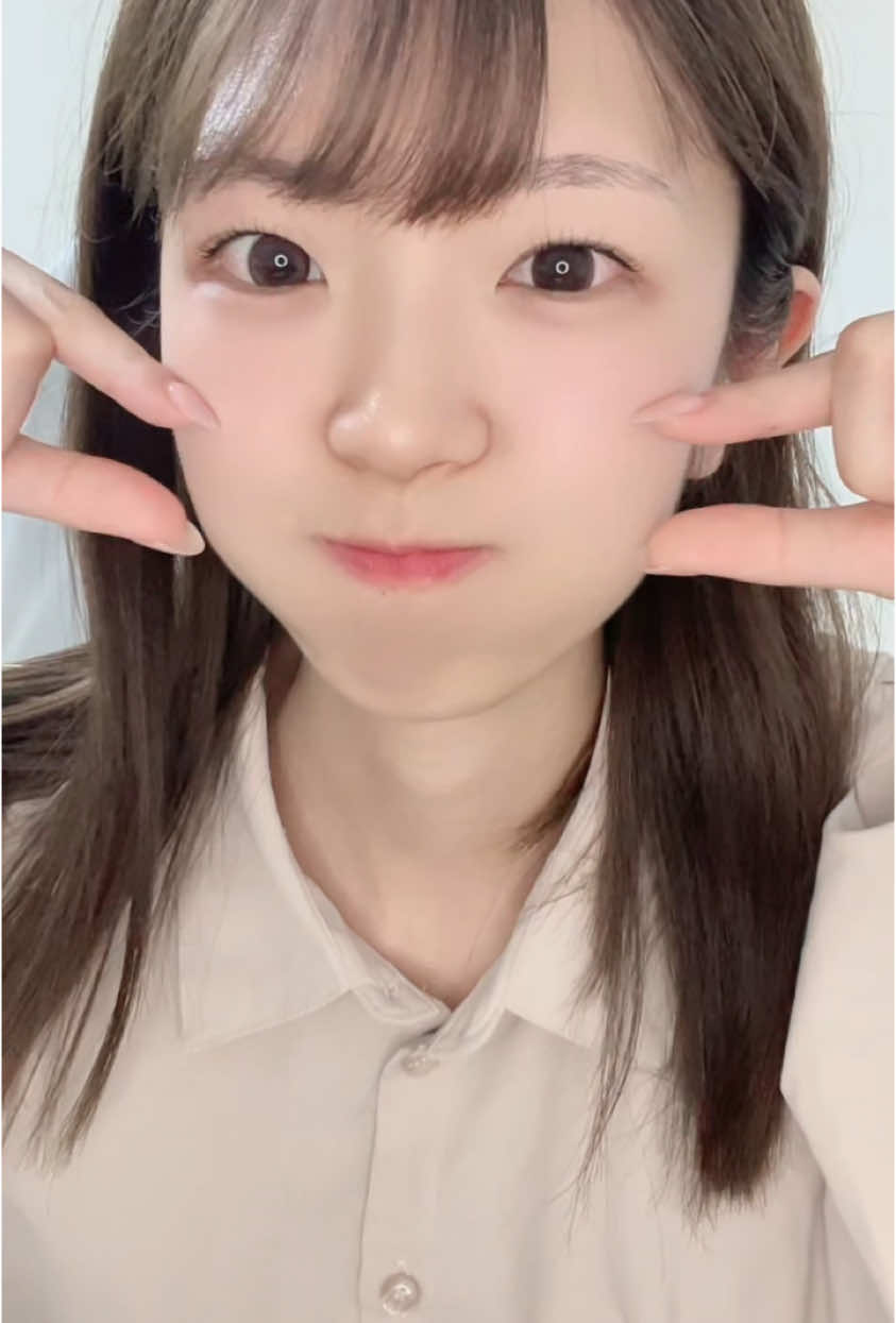 この振りかわいい！ #すっぴん #ナチュラル系 #清楚系 