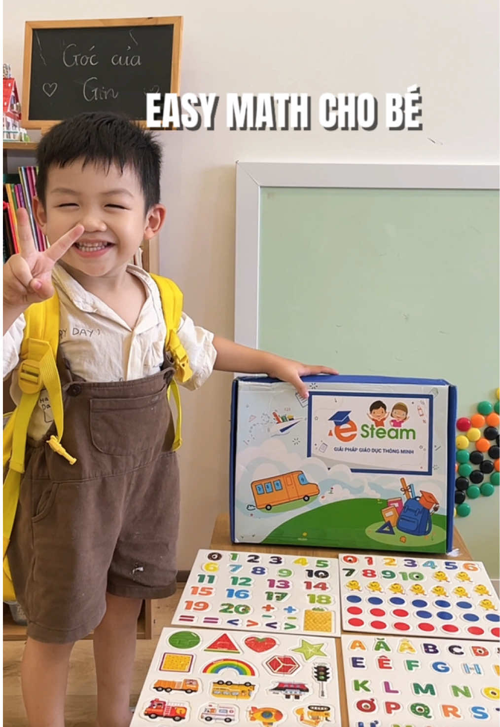 Một bộ này đầy đủ, rất đầy đủ cho bé học số luôn ạ. Đúng với tên Easy Math giúp con học dễ dàng và vui vẻ luôn ah. #quynhquynhlamme #quynhquynhmegin 