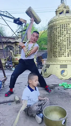 Inherit his father's bell ringing industry#funny 