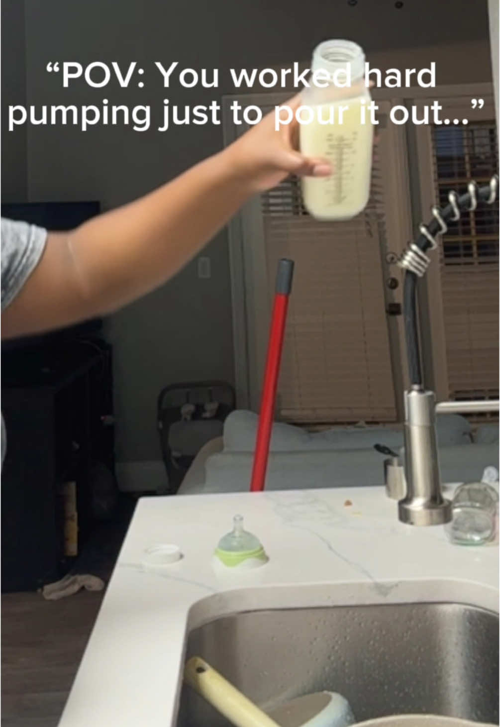 Pumping moms, has this ever happened to y’all?! My milk smelled off and tasted even worse… I was so heartbroken! I’ve been drinking coconut water and snacking on trail mix—now I think it’s messing with the flavor. This is real mom life, not always glamorous, but always worth it. Tell me your milk horror stories below! #R#RealMomLifeM#MomLifeUnfilteredP#PumpingMomB#BreastfeedingJourneyM#MomContentS#SoftGlamMomR#RelatableMomM#MomReelsM#MilkSupplyB#BreastfeedingSupportM#MotherhoodRawM#MomOf6B#BreastmilkDramaM#MomFailsBeFunnyPouringOutLiquidGold