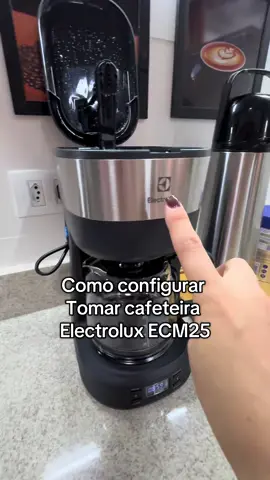 Como programar timer cafeteira programável  Electrolux ECM25 