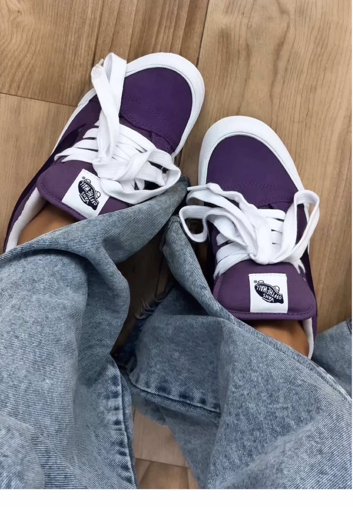 Knu Skool roxinho passando pela sua fy 💜💫✨ #fypppp #vans 