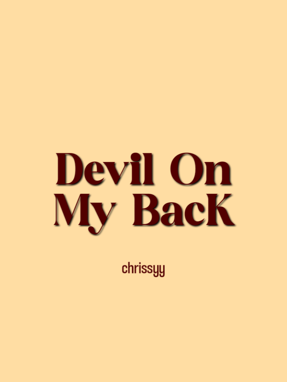 devil on my back>>>#aesthetic #lyrics #fyp 