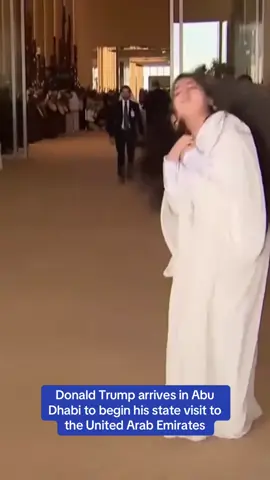 Donald Trump arrives in Abu Dhabi to begin his state visit to the United Arab Emirates😳☺️#f #fyp #for #dubai #arab #videoviral #vairal #muslim #indonesia #goviral #tik_tok #friends #following #africa #allahuakbar #humor 