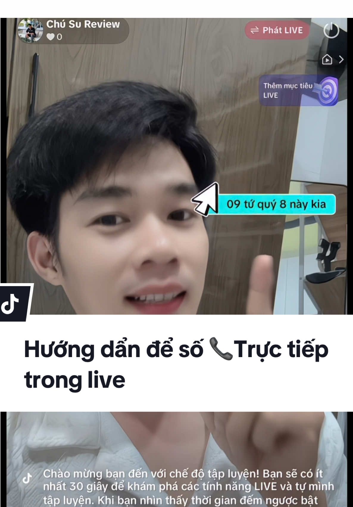 Trả lời @L.🐅 hướng dẫn để Số trong phiên live #chusureview #fyp #foryoupage #@Chú Su Review (Kênh Phụ) 