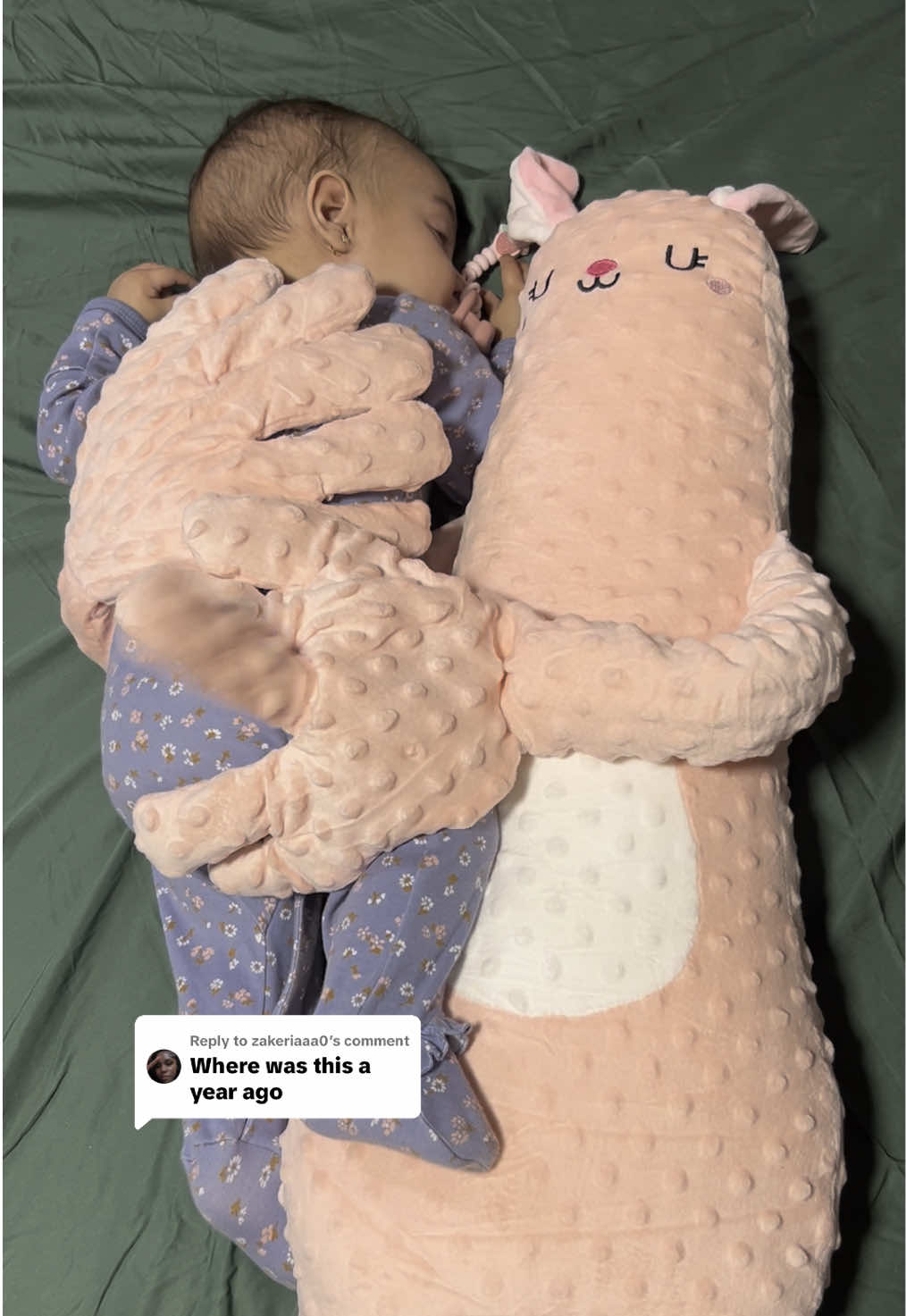 Replying to @zakeriaaa0 They even have a full-body one that hugs her 🥹 the hands are weighted #tiktokmademebuyit2025 #tiktokshopsummerturnup #baby #babiesoftiktok #babygirl #infantmusthaves #babysoothing 