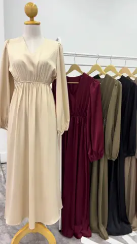 Heavy material Satin ankle length dress, size fits up to small to large #dress #fyp #outfit 