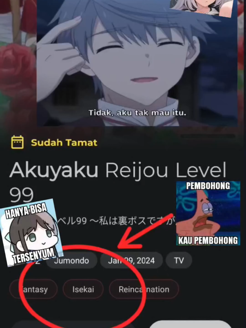Siapa Sangka 😩 #akuyakureijoulevel99 #yumielladolkness #patrick #yumiellaxpatrick #anime #foryoupage #fyp #lewatberanda #animeedit #animetiktok #pembohonganpublik 