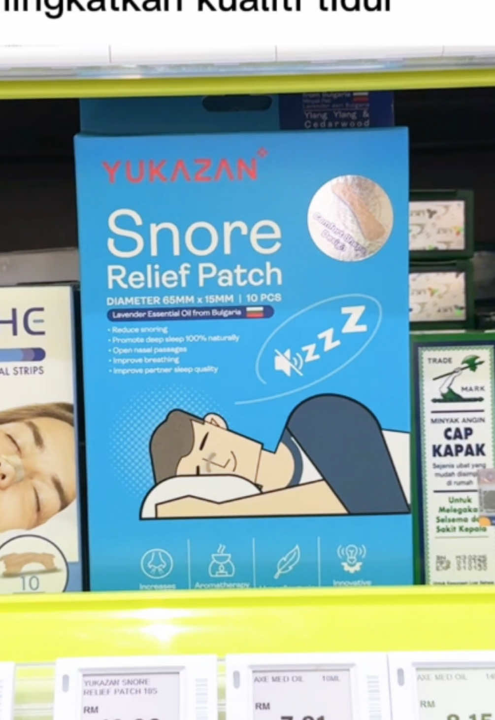 Siapa ada masalah dengkur sampai menganggu orang lain? 😢😫😤 Haaaa…. Yukazan dah jalan penyelesaian! Nak kurang dengkur boleh, kurangkan pernafasan melalui mulut boleh & meningkatkan kualiti tidur lagi tau. PALING PENTING dah tak kacau orang lain tidur! Tunggu apa lagi? Jom beli dekat @Watsons Malaysia  #Yukazan #YukazanCares #YukazanSnorePatch #SnorePatch 