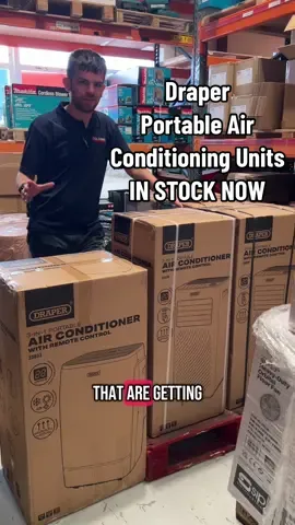 Cool down with one of our great value portable Draper Air Conditioners in stock now at Toolforce! @Draper Tools #airconditioner #airconditioning #drapertools #heatwave #Summer #fyp 