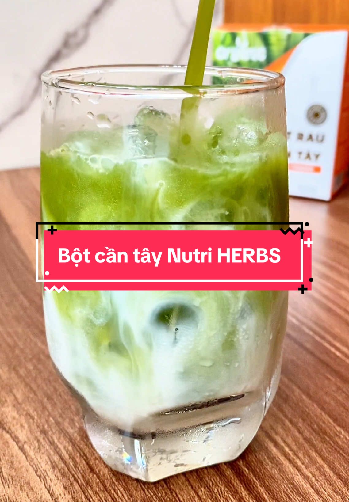 Bột cần tây uống theo cách này vừa thơm ngon mà không bị hăng. Mọi người đã thử chưa? #nhunguyen28 #review #food #ancungtiktok #drink #botcantay #nutriherbs #tip #viral 