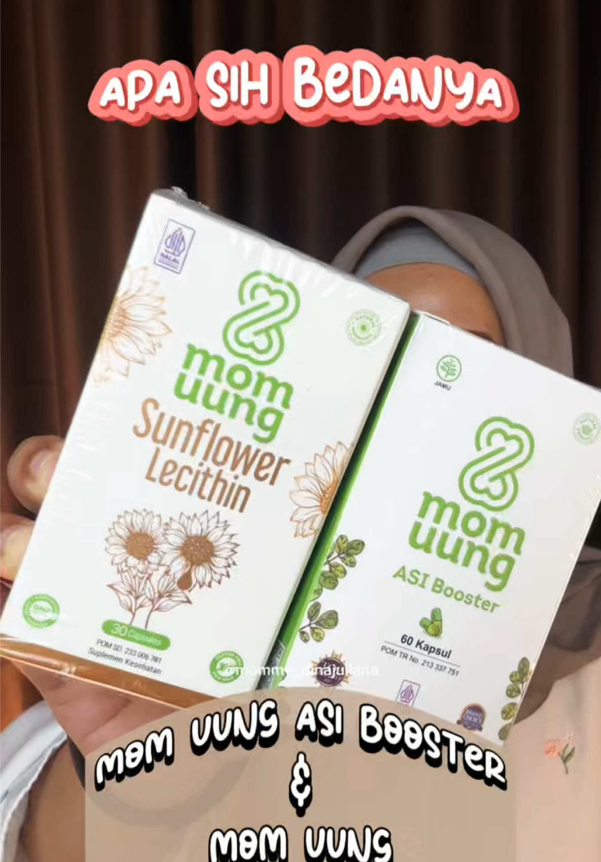 Apa sih bedanya mom uung ASI Booster sama mom uung sunflower lecithin ?? Simak yuk bund ❤️ #momuung #pelancarasi #asi #sunflower #lecithin #asibooster #ibuhamil #ibumenyusui #kapsul #asilancar #asitersumbat #promo #live #GenerAsiCerdas #AsiBerkualitas #MomSupportAsi #BrandDayMomUung 