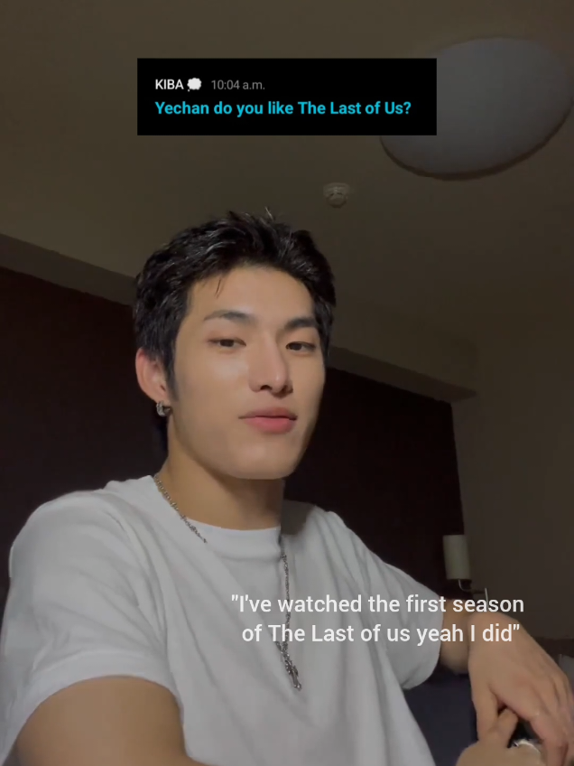 soy muy fan de la serie y me hizo feliz que yechan me haya respondido justo esa pregunta 😭 te amo timmy boy #예찬 #fyp #live #weverse #82MAJOR #에이티투메이저 #yechan #tlou #thelastofus @82MAJOR 