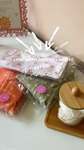 Bodys estilo carters da Shopee. #CapCut #foryoupage #fooryou #aurora #enxovaldebebe #cartersbaby #carters #bodysbaby 