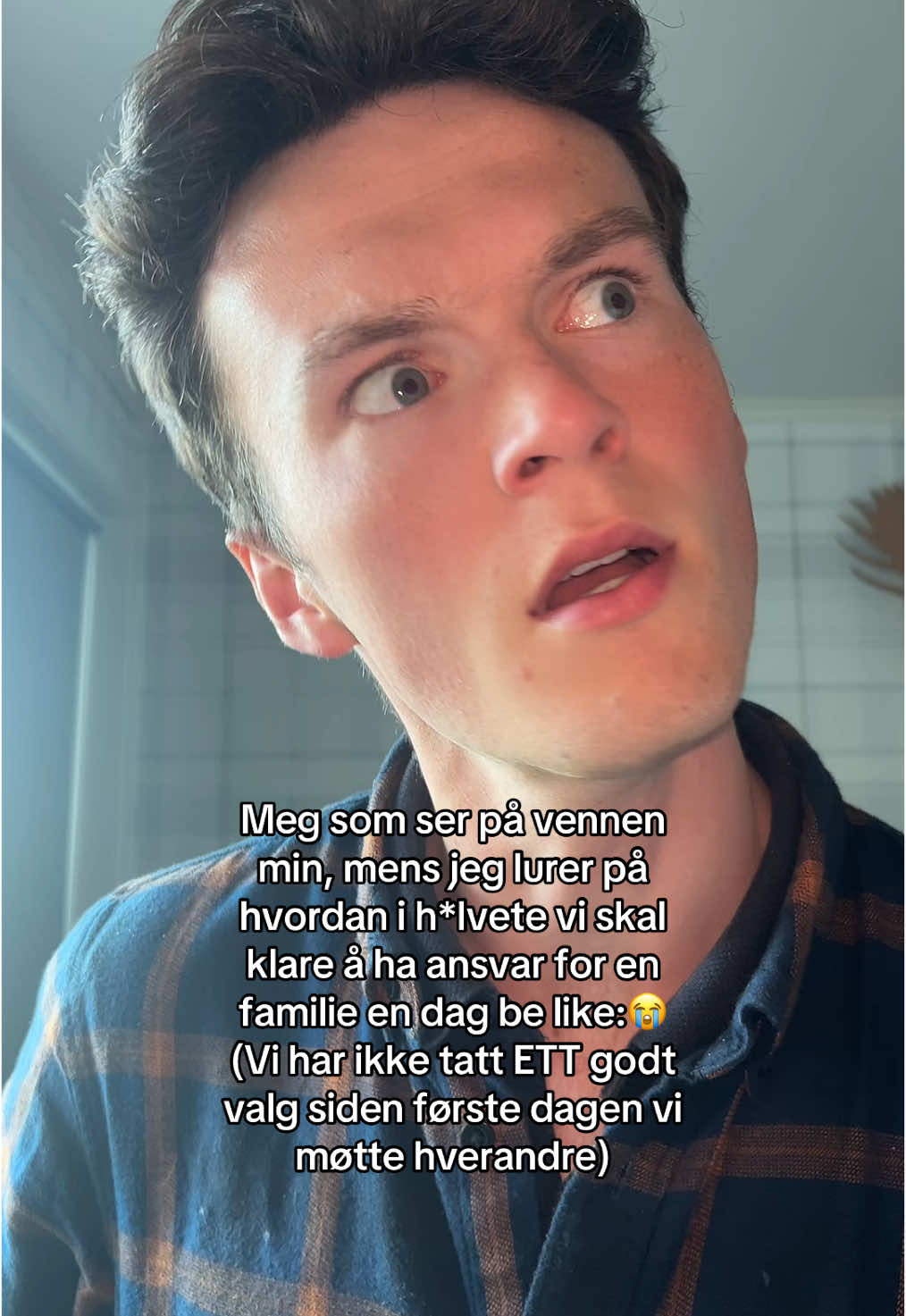 Kommer jo ikke til å gå bra..😭😭🤣 #denvennen #familie #ansvar #komisk #håpløst #fypシ゚ 