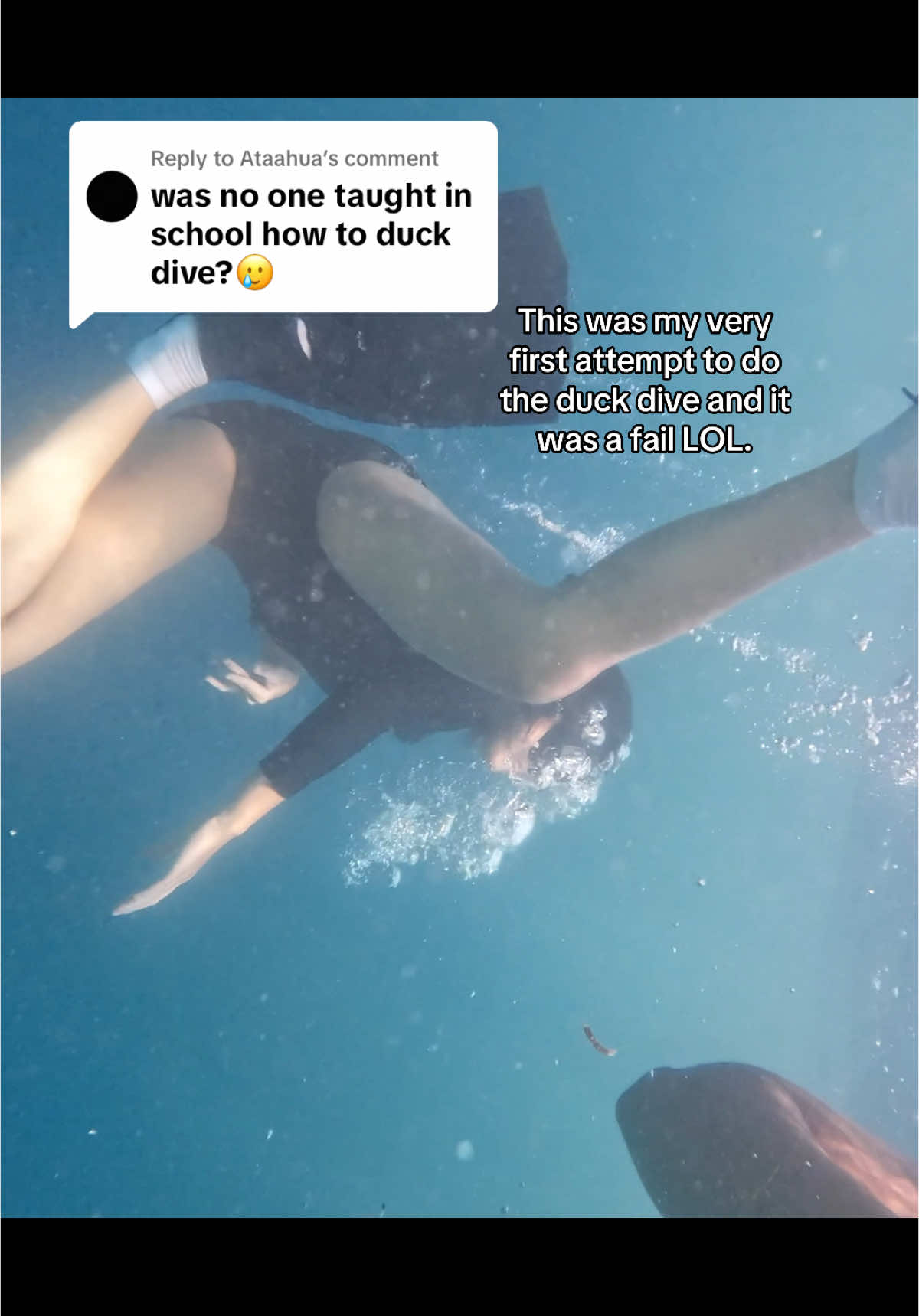 Replying to @Ataahua  No, most public school/even private schools in the Philippines doesn’t teach you how to duck dive or even swim. Unfortunately, we don’t have that privilege. Most people in this country especially if they’re living in the city or places that are quite far from the ocean, they don’t know how to swim. And I’m a living proof 😂 #trending #fyp #freediving #diving #fyppppppppppppppppppppppp #ocean #philippines #foryou 