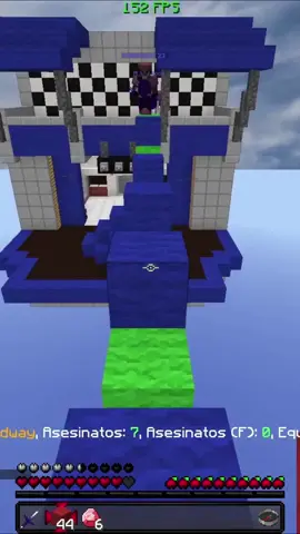 2 vs 1, gané? #viralvideos #fyp #2vs1 #Minecraft #bedwarsmoments #azul