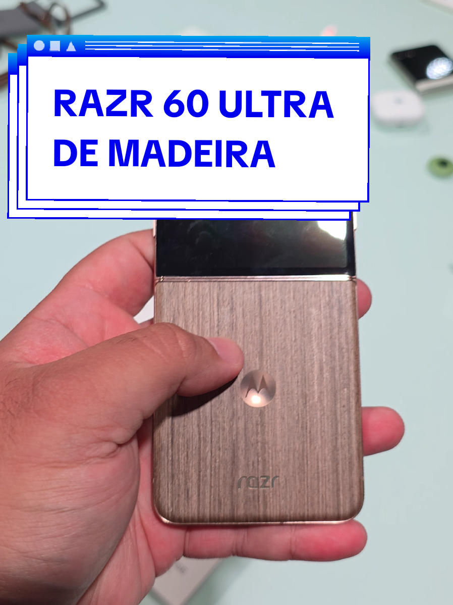 RAZR 60 ULTRA DE MADEIRA #razr60ultra 