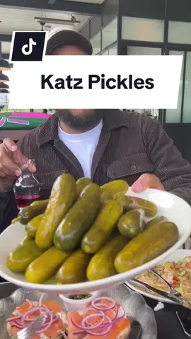 Katz Pickles are the best #katzdeli #katzneverkloses #kosherpickles #pickles #mothersday #family #houston 