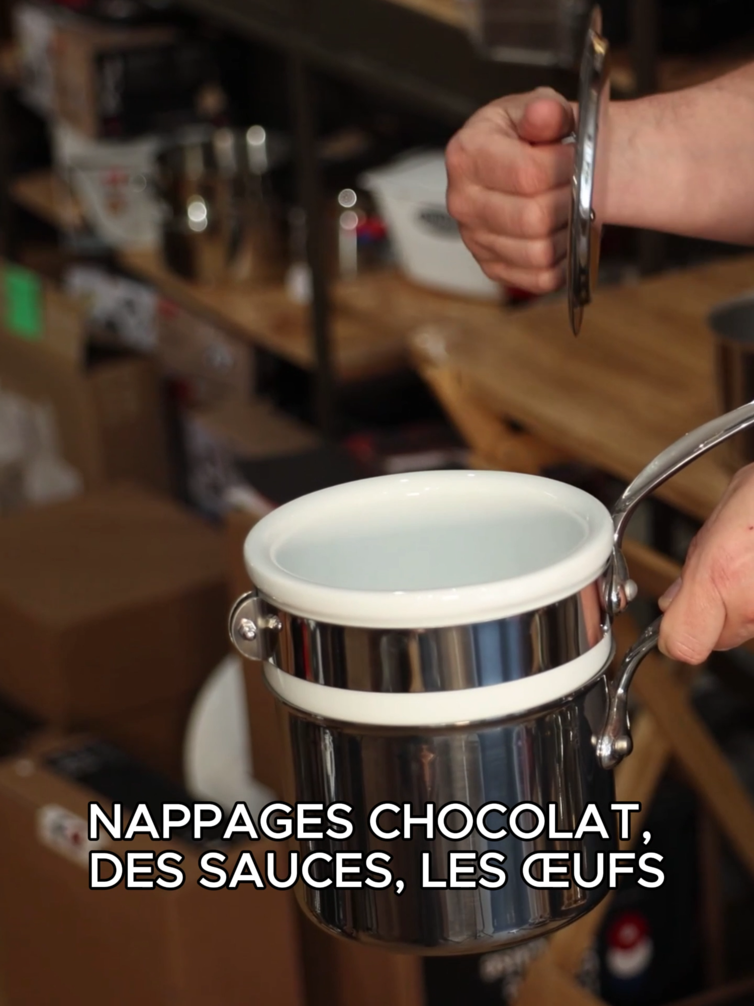 Un outil méconnu : le bain-marie ! 🥘 #cuisine #cuisson #bainmarie #casserole