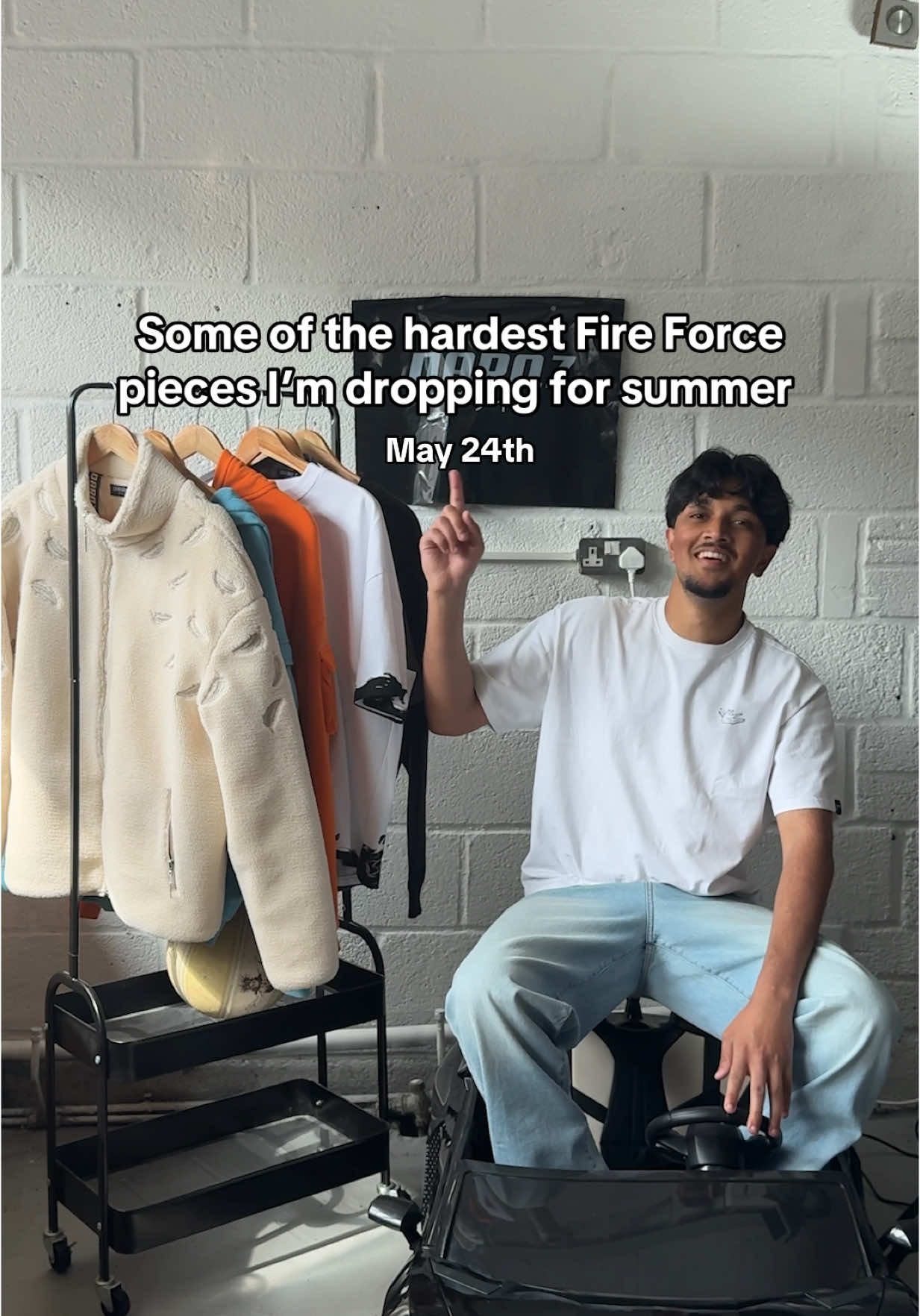 Which pieces is your favourite so far, just showing off a few pieces. #streetfashions #streetwear #fashiontiktok #anime #fireforce #clothes 