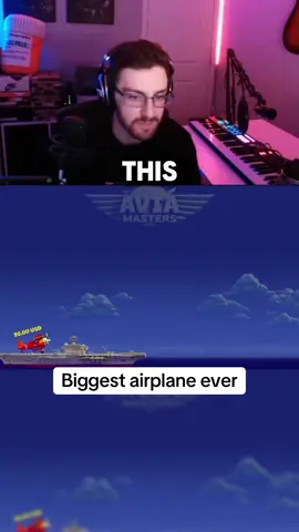 Biggest airplane ever #airplane #planegame #aviamaster #flight 