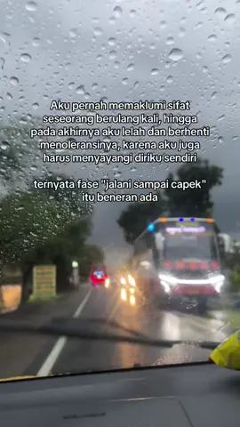 emang harus cape dulu buat mengakhiri sesuatu