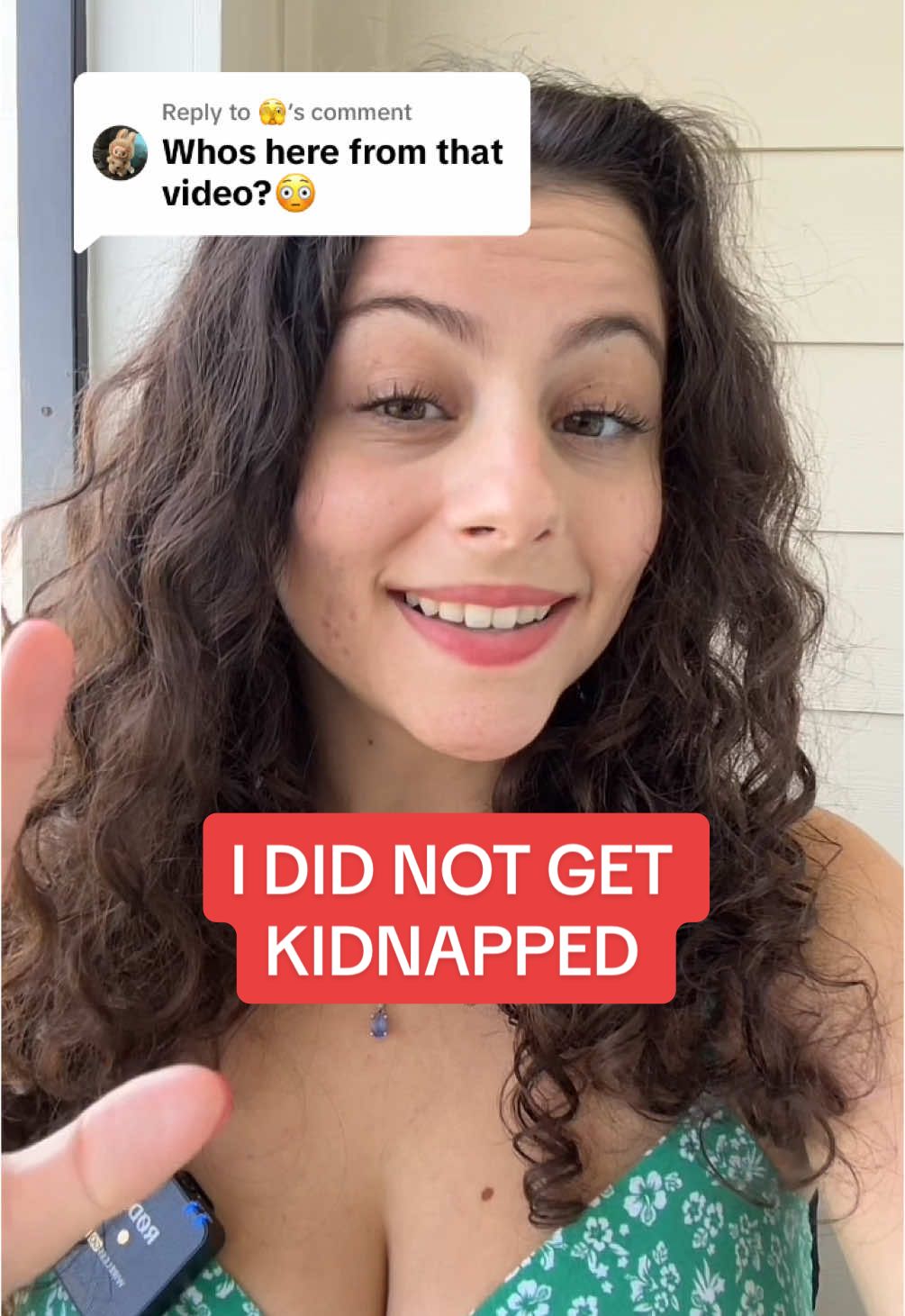 Replying to @🫣 I DID NOT GET KIDNAPPED! Thank you all for your concern. I’m sending prayers to the victims ❤️🙏