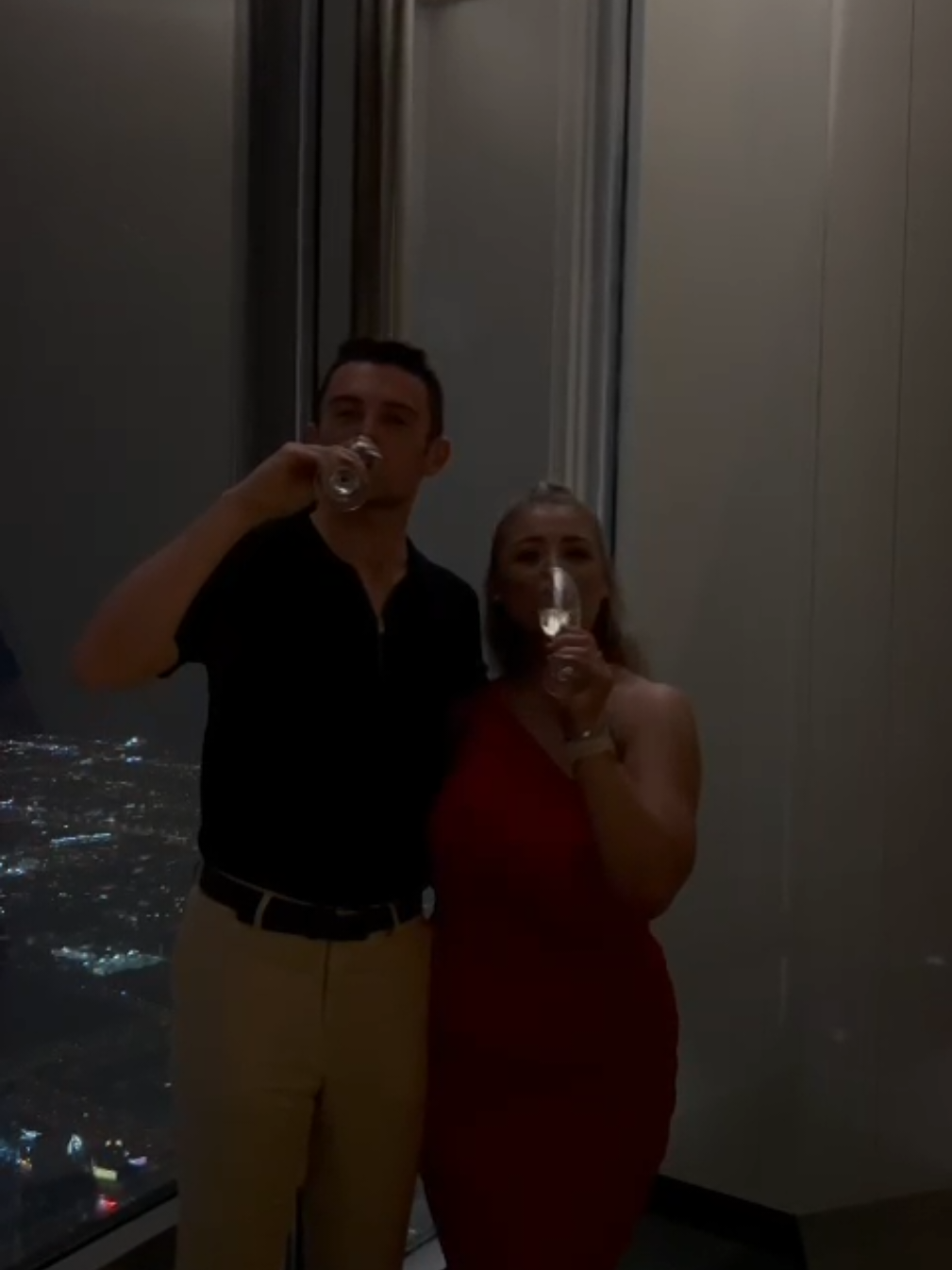 We had no idea he was filming. You can hear how awkward we felt waiting to get the phone back 🤣 