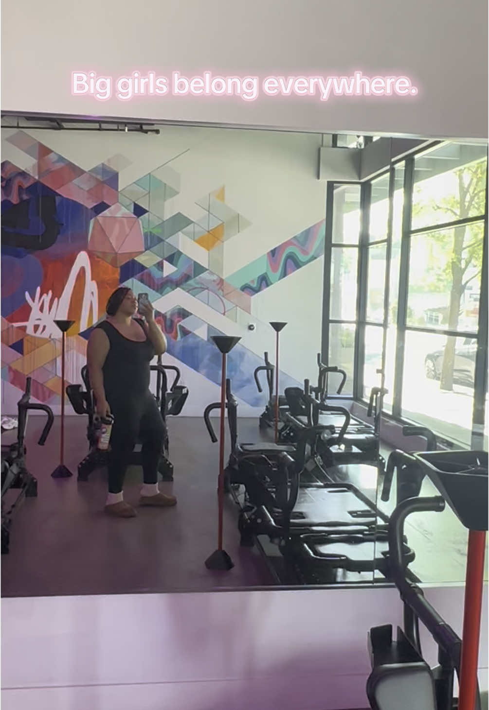 Says who??? #activelifestyle #plussizeactivewear #curvyfitness #biggirltiktok #pilatesworkout #lagreefitness 