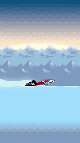 Look up! 🦸‍♂️🐕 @Superman @James Gunn  #superman #pixelart #krypto