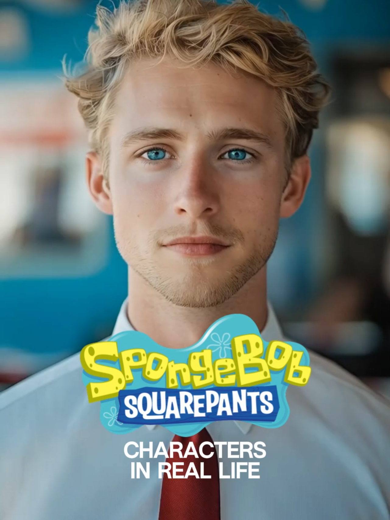 SpongeBob SquarePants in real life 🧽🍔🍍 #spongebob #spongebobsquarepants #ai #disney #pixar #dreamworks #nickelodeon #cartoon 