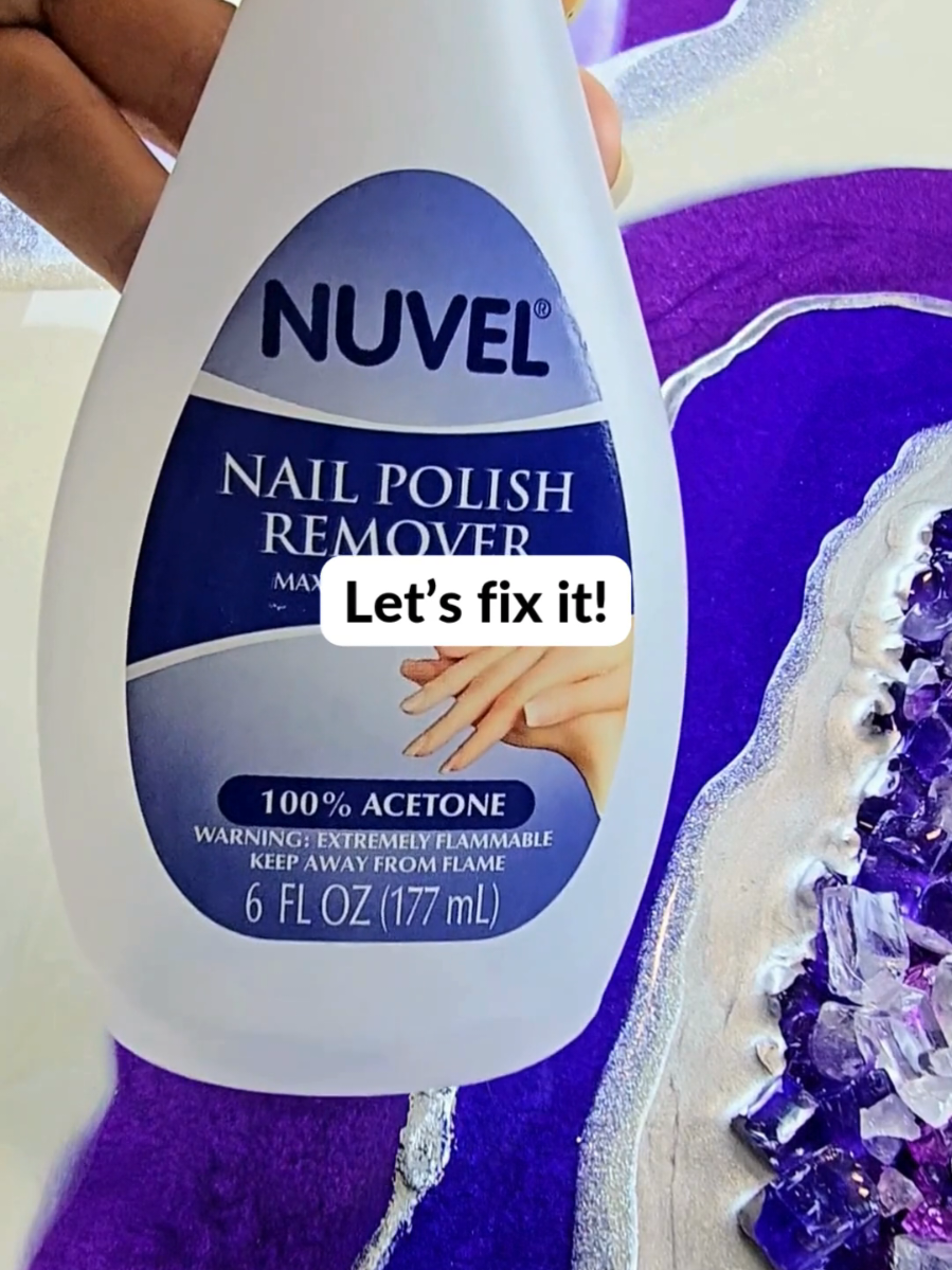 🫠 Did your metal leaf make a sticky mess? 😑 Even with precise application, metal leaf can have a mind of its own of what it wants to stick to - here's a quick fix to remove it! 💅 Acetone-based nail polish remover to the rescue! Don't have any? Rubbing alcohol will work too. 💡 Soak a Q-Tip in the nail polish remover, then rub on any unwanted leafing to remove. Repeat until you're left with your original linework! Don't worry if you accidentally rub any off of your line work. Simply add a little adhesive, let it set, and apply fresh metal leaf! .. #MeyspringPigments #EpoxyCraft #GeodeResin #Resine #DiyHacks #GeodeResinArt 