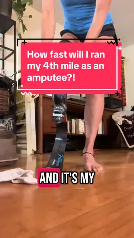Cheer me on & take a guess! How fast will this first *timed* mile, really trying to set my goals for time & progress?! Comment a guess and follow me to find out 😍 #amputee #amputation #amputeetiktok #synovialsarcoma #amputeeathlete #amputeerunning #runningblade #1st5k #training #healing #limbloss 