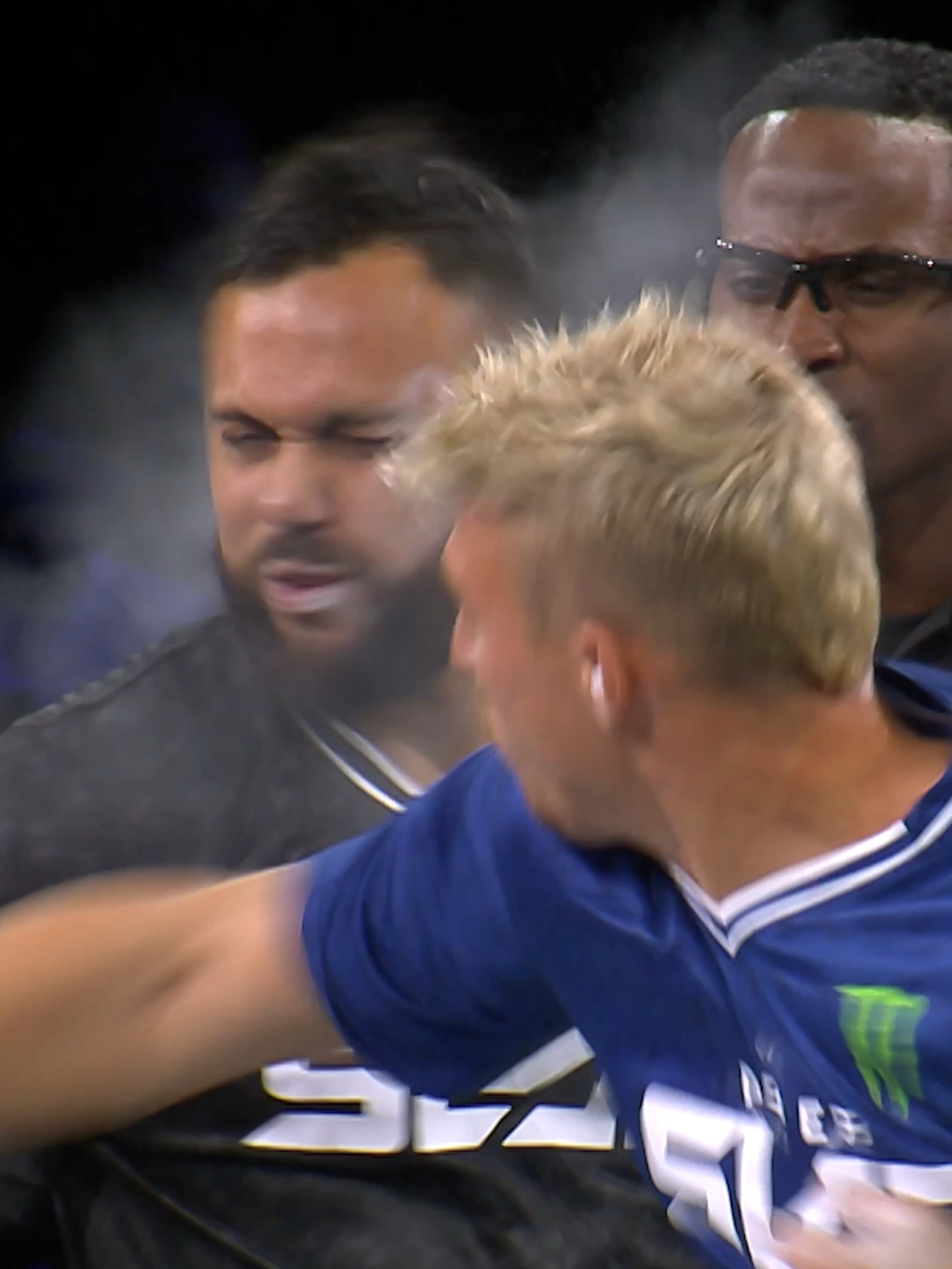 HOW DID HE RECOVER? 😱  @azael_elperro_rodriguez makes his way to the stage to fight for the welterweight title at #PowerSlap13 [ $VET Power Slap 13 | Fri June 27th | Live on YouTube | Tickets at Link in Bio 🎟️ ] #slap #UFC #WWE #danawhite