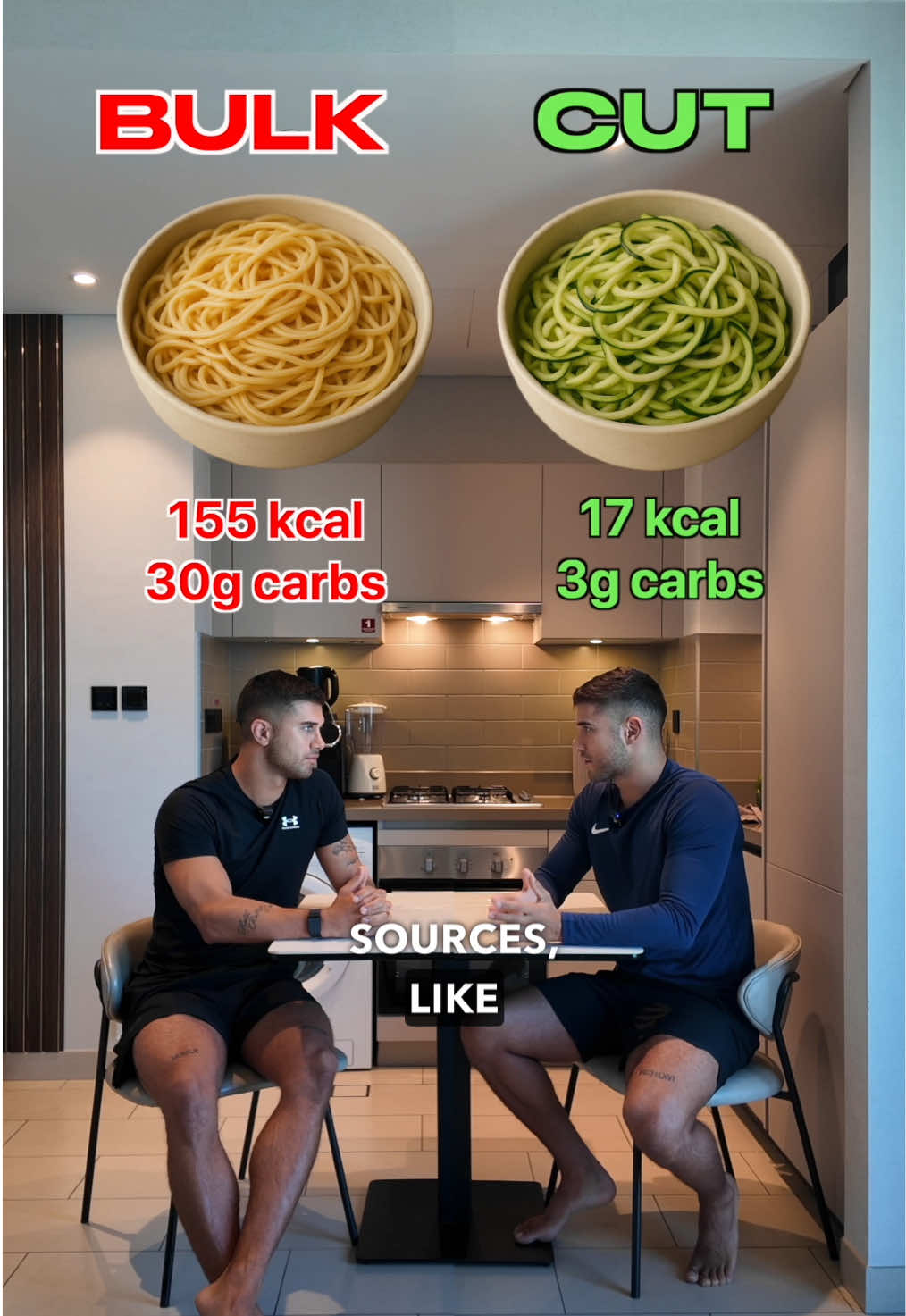 Bulking or cutting - it’s not about eating completely different foods. It’s about small adjustments that match your goal. Pancakes for breakfast? Bulking: oats, eggs, peanut butter on top. Cutting: egg whites, banana, no toppings. Same meal. Different strategy. Know your goal - and eat accordingly. 🤝 Follow me for real nutrition tips, hybrid training & performance-focused eating.