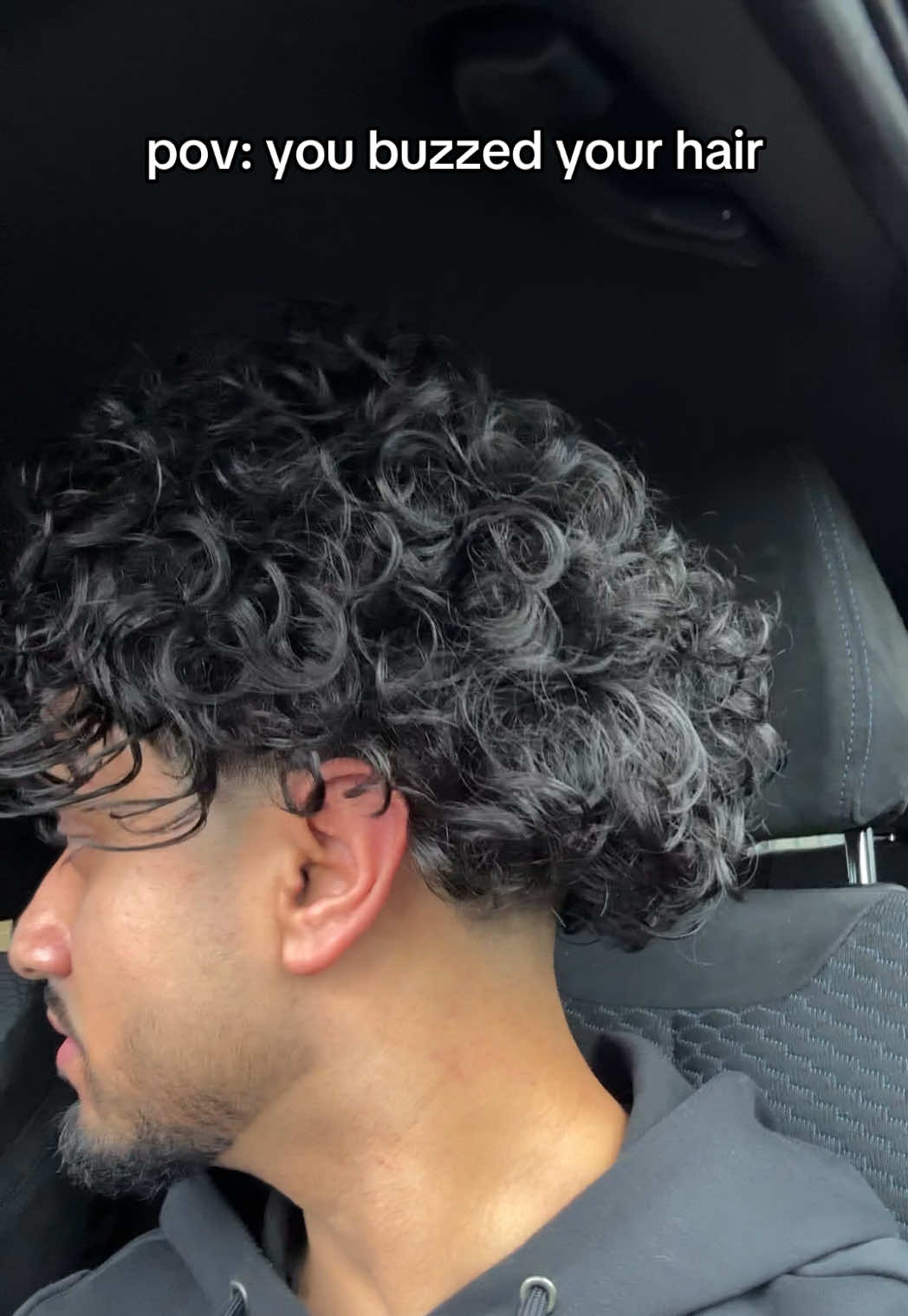 still dk if i like it #fyp #buzzcut #curly #waves 