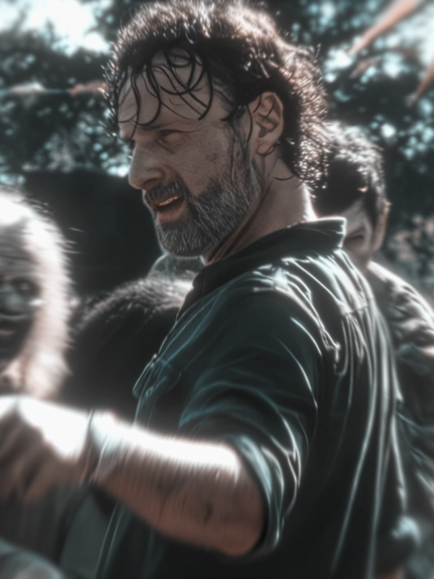 Bro Made Negan Run 😭 //#rickgrimes #fyp #aftereffects #rickgrimesedit #twd #foyoupage #netflix #rickedit #theoneswholive #thewalkingdead #edit #twol #viral 