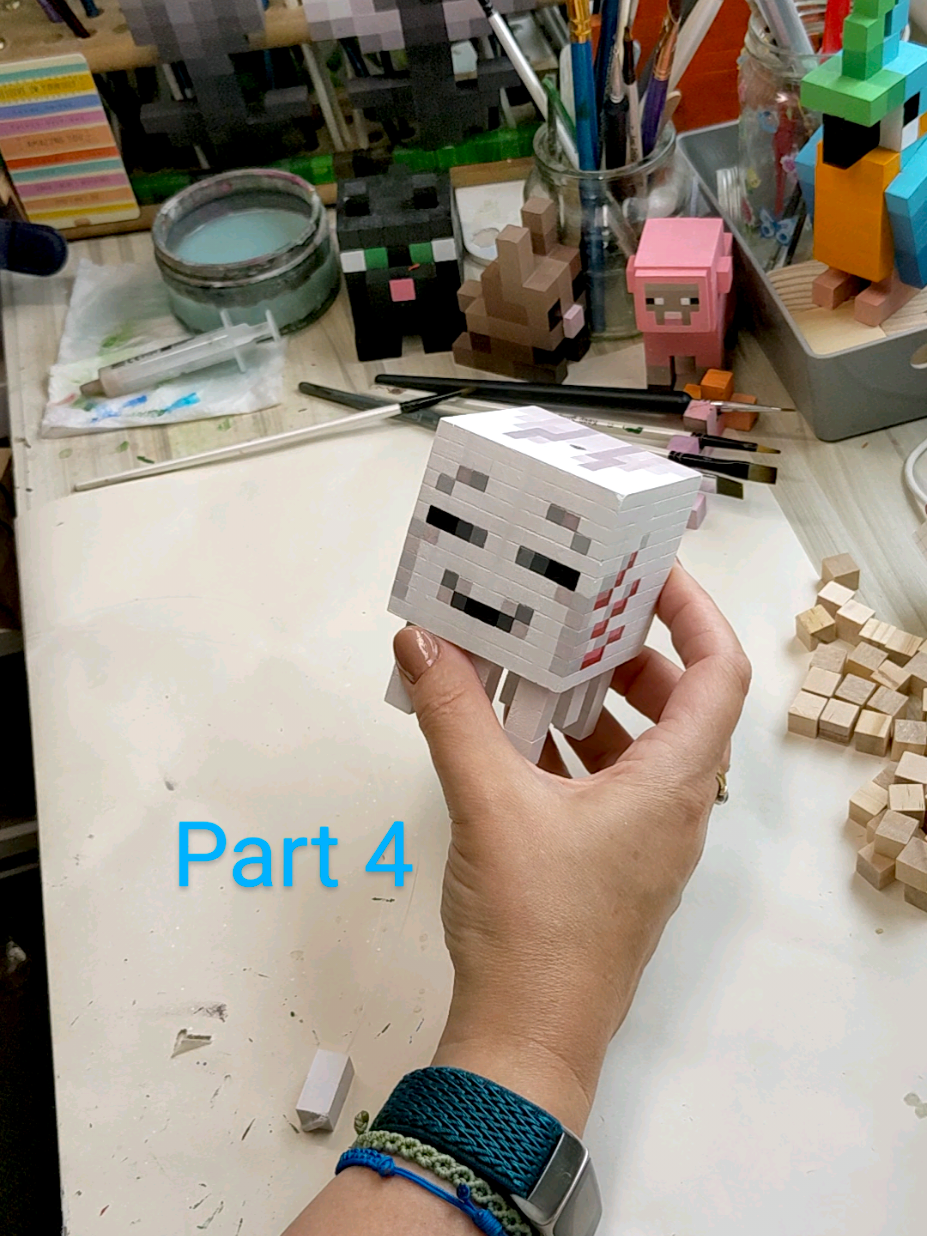 This little Ghastling is floating off to its new home.  #minecraftinspired #woodenwallart #tulips # #allium #oxeyedaisy #witherrose #lillyofthevalley #poppy #minecraftflowers #handpainted #handmade #woodenblocks #minecraftparrot #dandilion #parrot #dandelion #blueorchid #ghastminecraft #ghastling #driedghast #happyghast #aminecraftmovie 