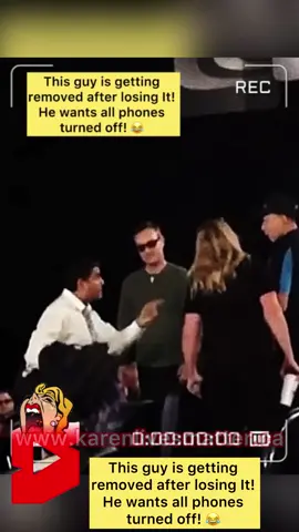 Apparently this guy snapped on everyone that had a phone out prior to the movie even starting… 😬
