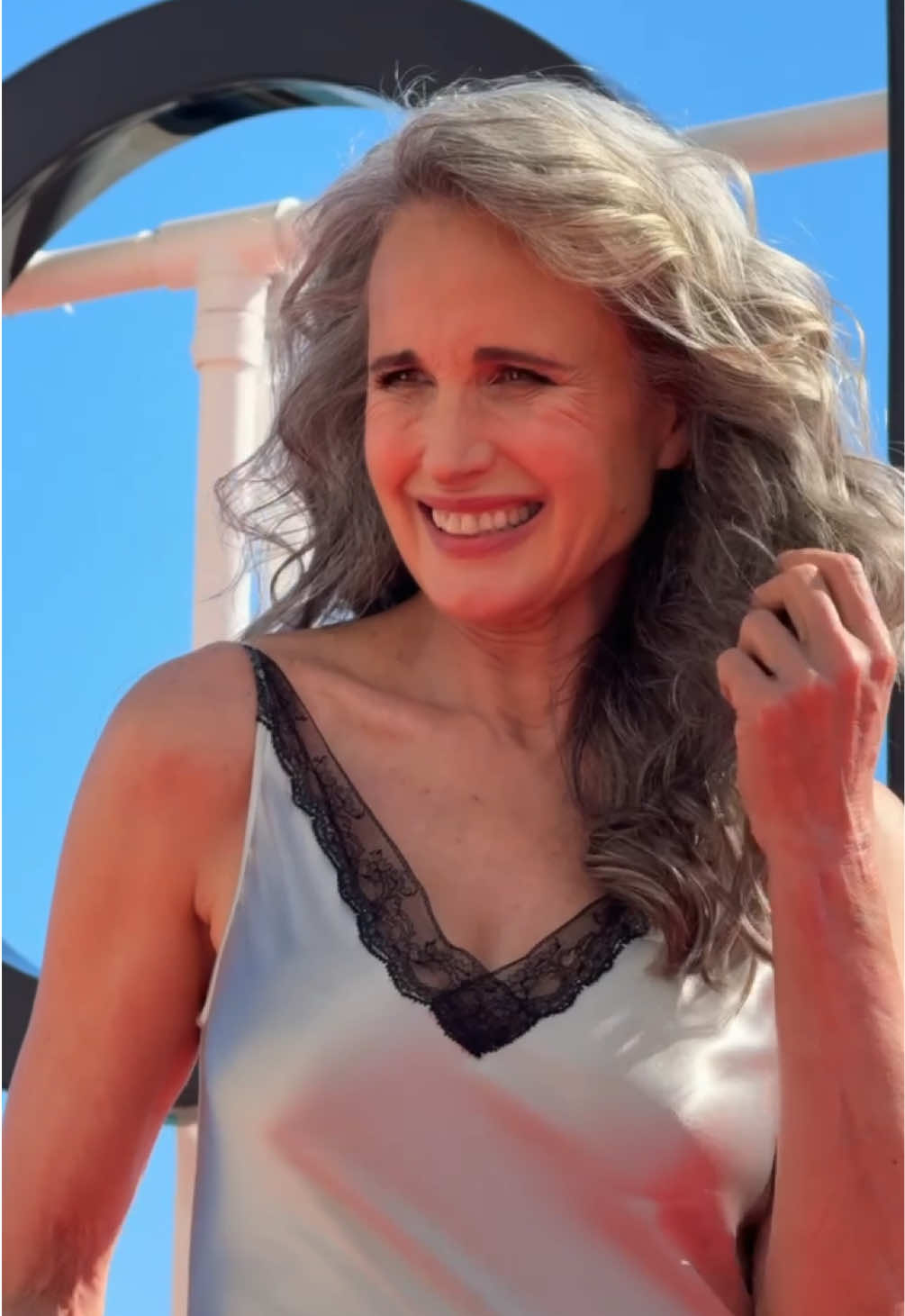 Empowerment in every step #andiemacdowell ✨ #worthit #cannes2025 