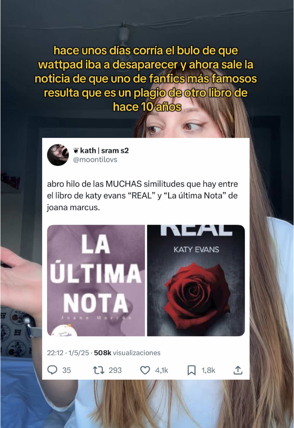 vivo por y para el chisme literario 📚 ¿alguna llegó a leer “La última nota” de joana marcus o “Real” de Katy Evans? #BookTok #bookstagram #booktoker #literatura #noticia #viral #libros #books #actualidad #booktokerespañol #lauralorca #fyp #parati 