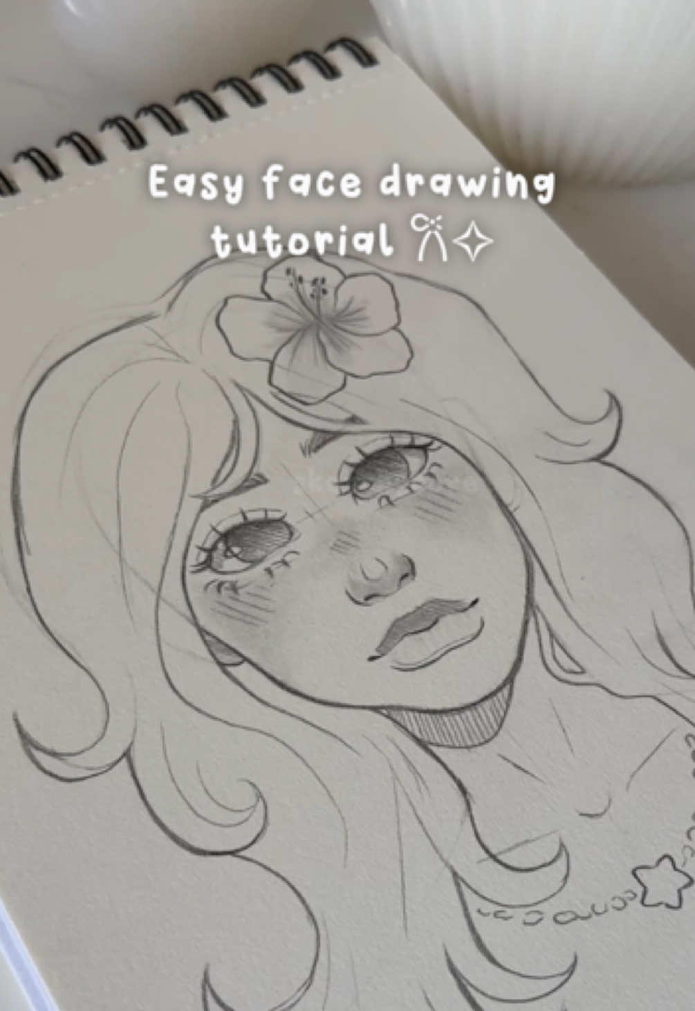 Easy face drawing tutorial !!#howtodraw #sketch #artgirl #drawingtutorial #sketchbook #facedrawingtutorial #artist #tutorial #easydrawing #arttutorial 