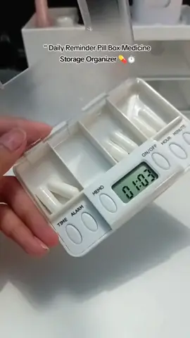 هل تنسى مواعيد دوائك؟الحل بين يديك علبة أدوية ذكية بمنبه و توقيت دقيق تذكرك بأوقت الدواء اطلبها الآن