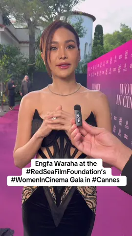 Engfa Waraha shares what it’s like being at the #RedSeaFilmFoundation’s #WomenInCinema Gala in #Cannes #EngfaWaraha #RedSeaIFF #RedSeaIFF25 