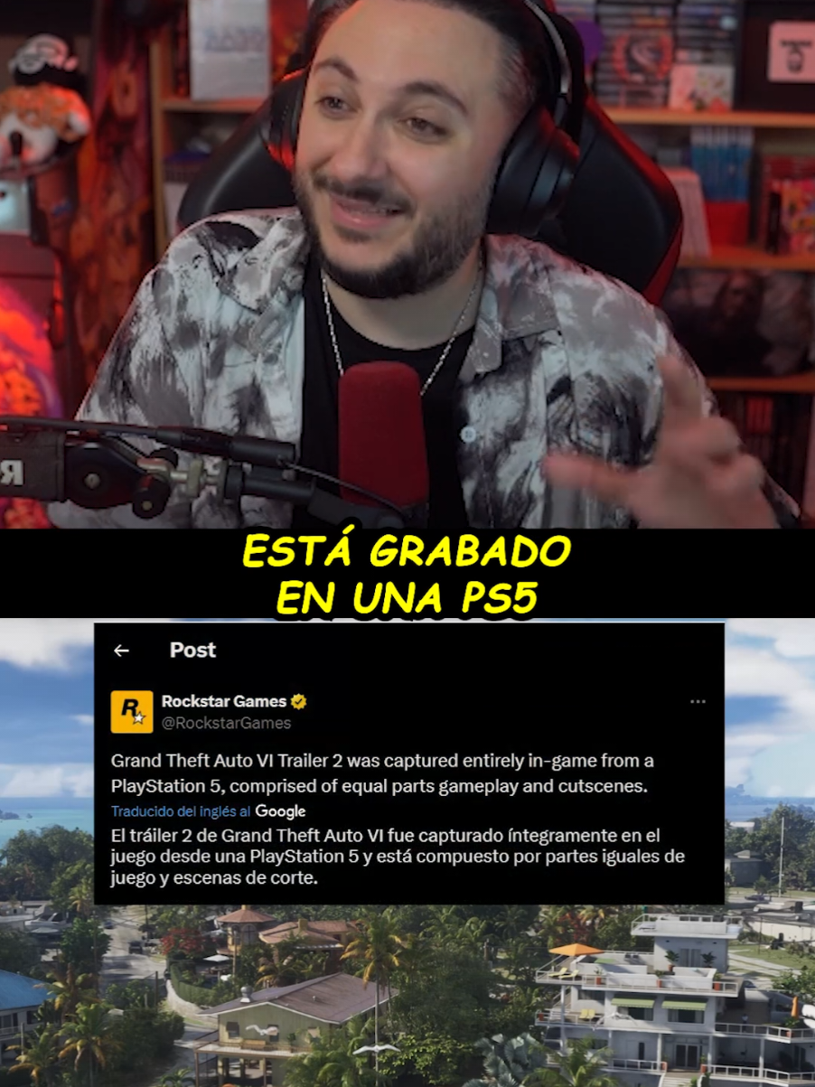 Todo el tráiler 2 es en PS5 #gta6 #gtavi #baitybait 
