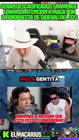 🔥RAMPAGE LLAMA la ATENCION a MACARIUS x LA PROPUESTA de SIDERAL DEL 322🔥#macarius #macariusdota2 #macariusvsimperius #smashdota #sideral #dota2 #imperius #dota2memes #parkerdota2 #zein #zeinternational #iwo #buti #glogloking #SIDERAL